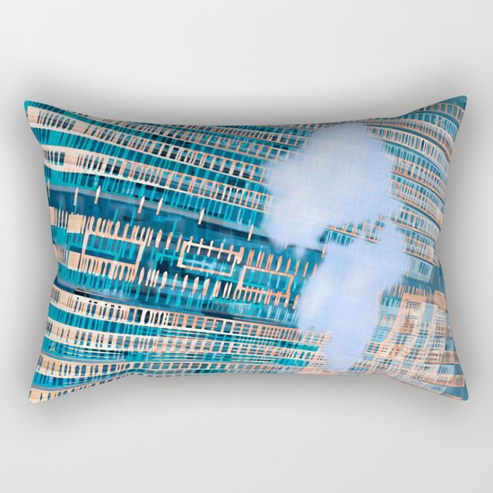 Cybernetic Memory 20-08-16-Menchulica Rectangular Pillow