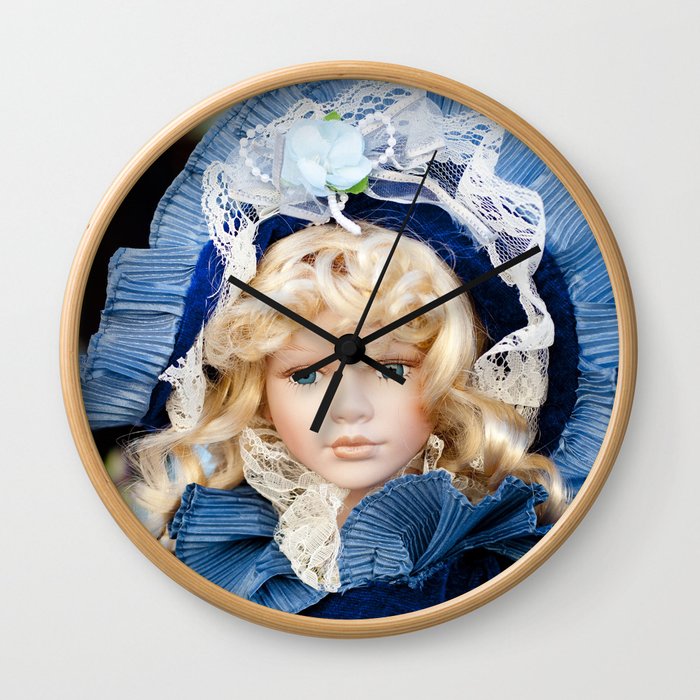 porcelain doll Wall Clock