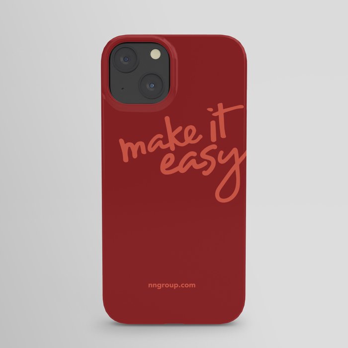 Make It Easy iPhone Case