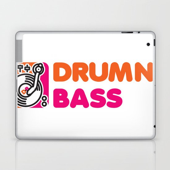 Drumn' Bass Laptop & iPad Skin