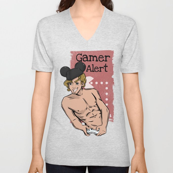  Womens Gamer By Day SUS By Night - Funny Video Game Sus Meme  GAY V-Neck T-Shirt : Clothing, Shoes & Jewelry