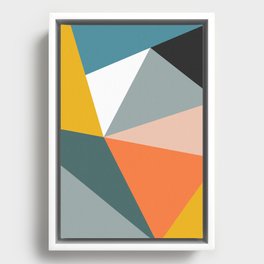 Modern Geometric 33 Framed Canvas