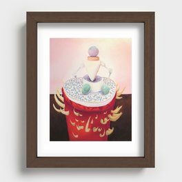 Iced Recessed Framed Print