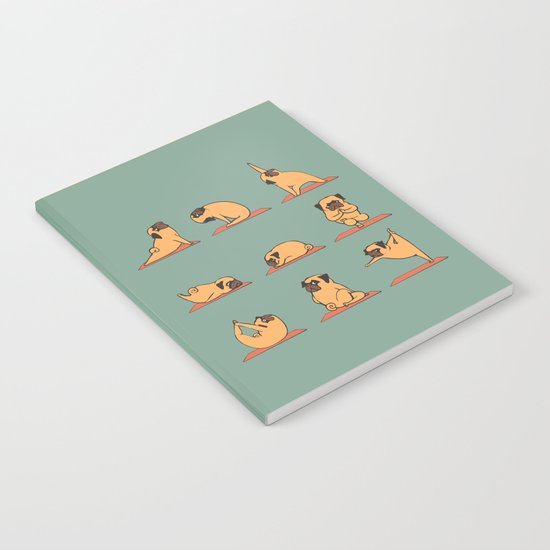 Pug Yoga Notebook