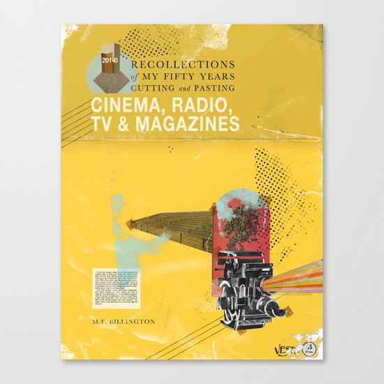Cinema, Radio, TV and Magazines Canvas Print