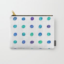Blue Bejeweled Paints Carry-All Pouch