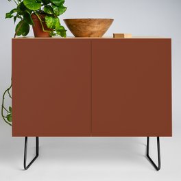 Leather Boots Brown Credenza