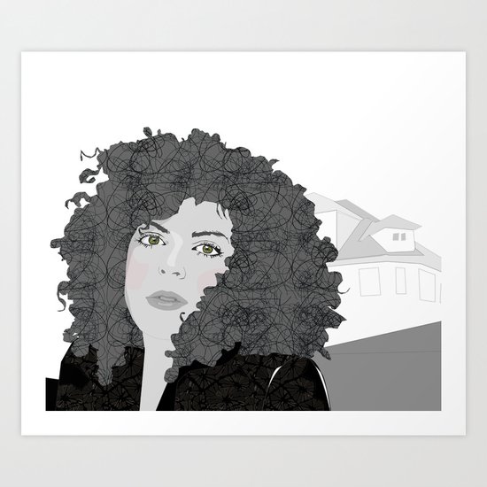 Starry Eyes Art Print