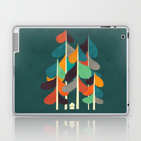 Cabin in the woods Laptop & iPad Skin