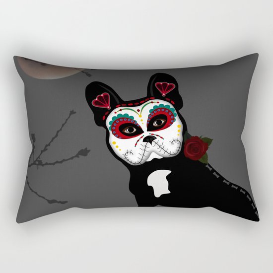 Frenchie Sugar Rectangular Pillow