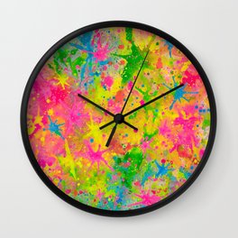 Colors Explosion Wall Clock