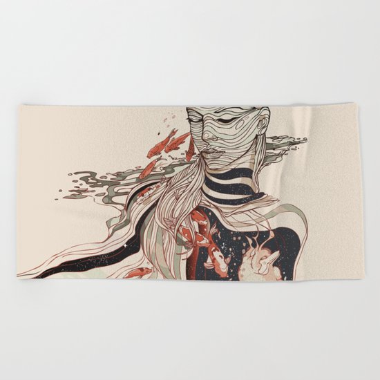 TRAWLING Beach Towel