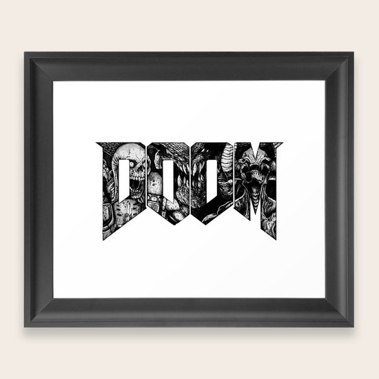 DOOM Framed Art Print