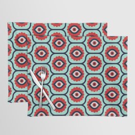 Eye Frames – Mint & Red Placemat