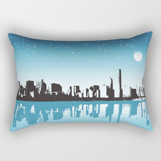 Cityscape Rectangular Pillow