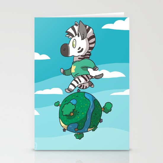 Zebra Crossing Stationery Cards