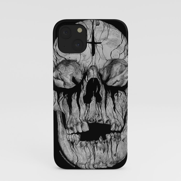 Black blooded iPhone Case