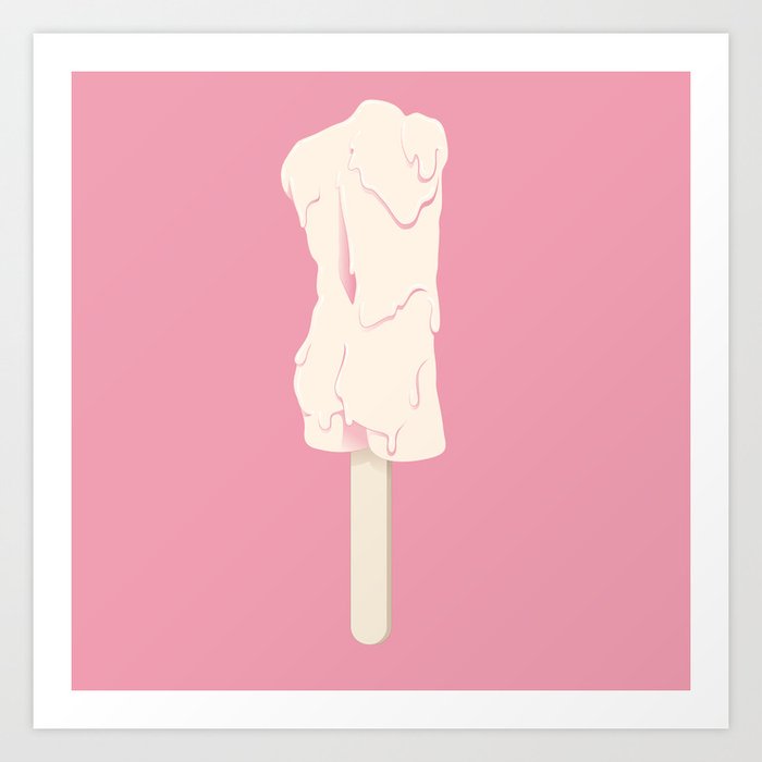Popsicle Man Art Print