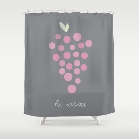 Les Raisins Shower Curtain