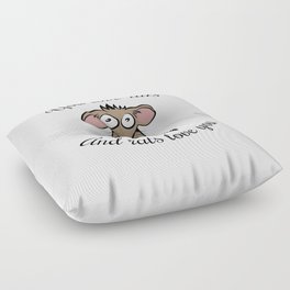 You love rats and rats love you Floor Pillow