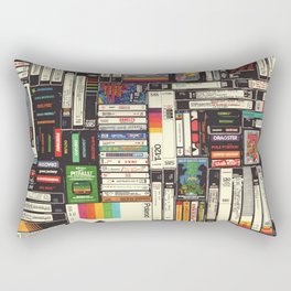 Cassettes, VHS & Video Games Rectangular Pillow
