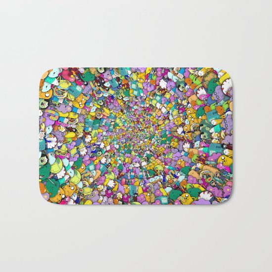 Adventure time swirl Bath Mat