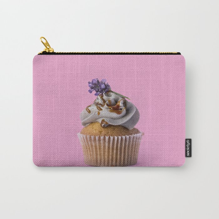Lavender Cupcake Carry-All Pouch