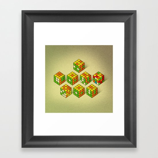 I lov? you Framed Art Print