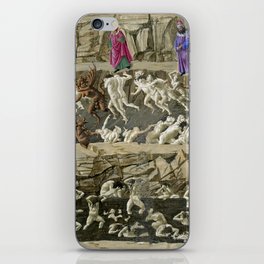 Sandro Botticelli - Inferno, Canto XVIII iPhone Skin