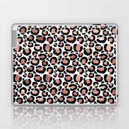 Rose Gold Leopard Print 23 Laptop Skin