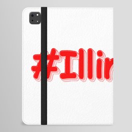 "#Illinoisan " Cute Design. Buy Now iPad Folio Case