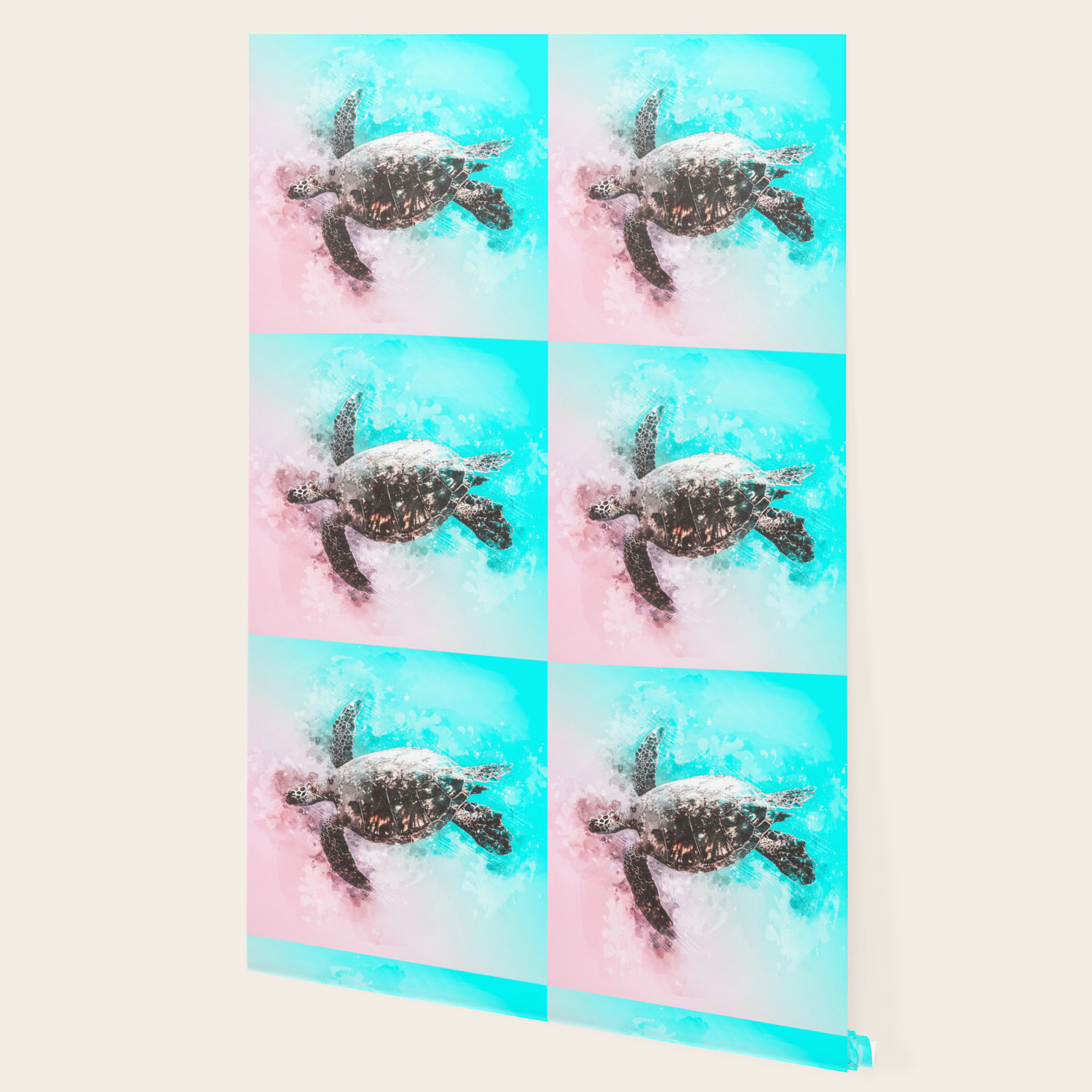 Sea Turtle Abstract Watercolor Painting Wallpaper By Rhnpredator Society6 Blue sea turtle watercolor painting print by slaveika aladjova, art, animal, illustration, sea art, sea life art, home decor, wall art • printed especially for you! society6