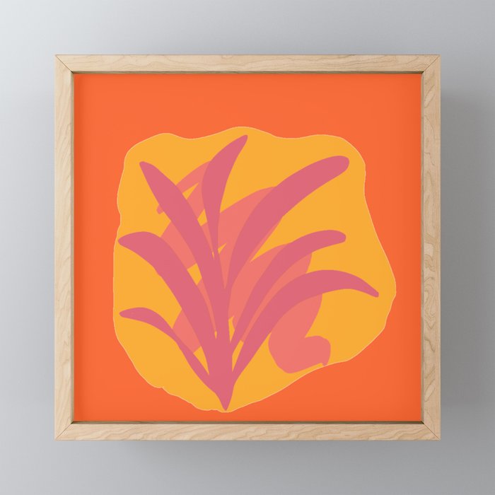Orange Juice Framed Mini Art Print