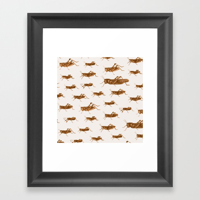 Crickets Framed Art Print
