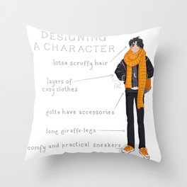 Designing a Character Throw Pillow