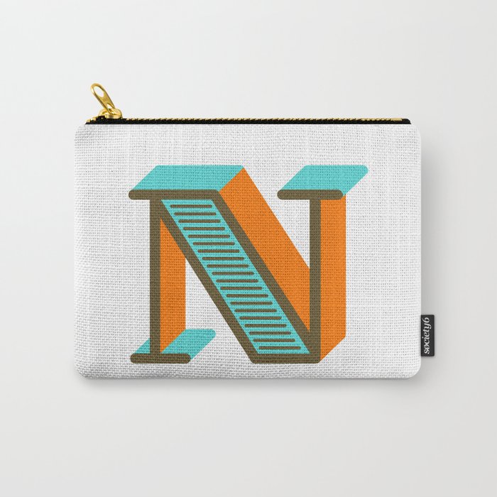 Letter N Carry-All Pouch