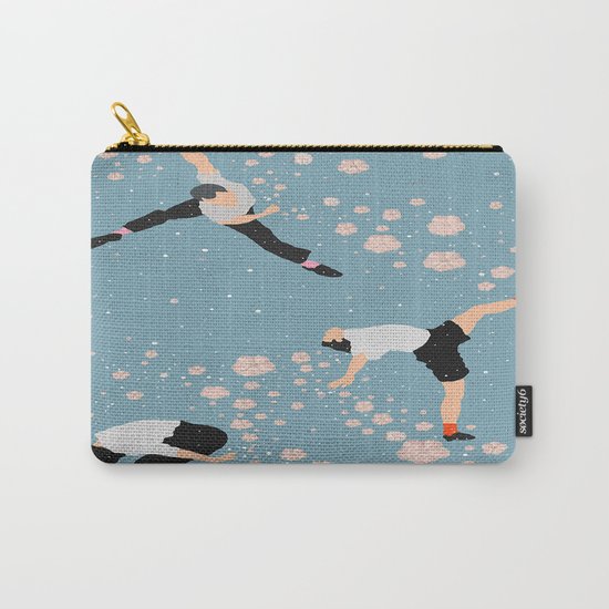 how snow falls Carry-All Pouch