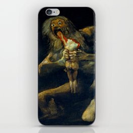 Francisco Goya - Saturn Devouring His Son iPhone Skin