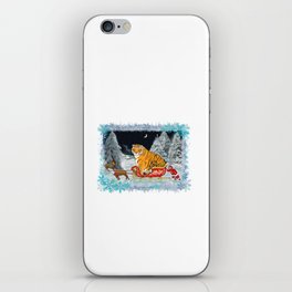 Christmas Tiger Delivery Mission for Secret Santa / Year of the Tiger /New Year 2022/ Tiger 2022 iPhone Skin
