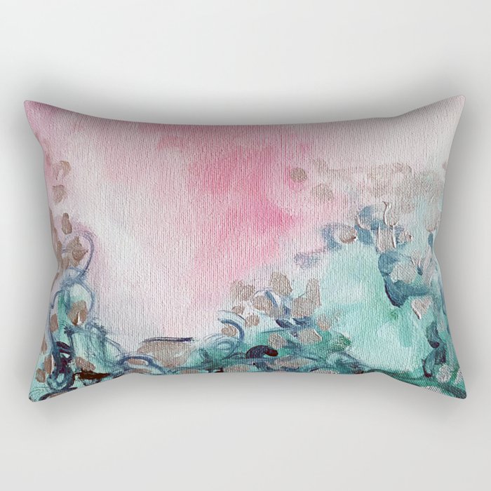 Whimsical Wave Rectangular Pillow