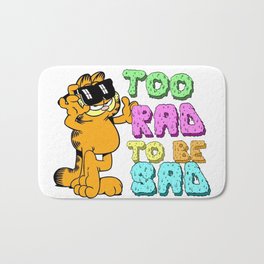 Too Rad to be Sad Garfield the Cat Bath Mat
