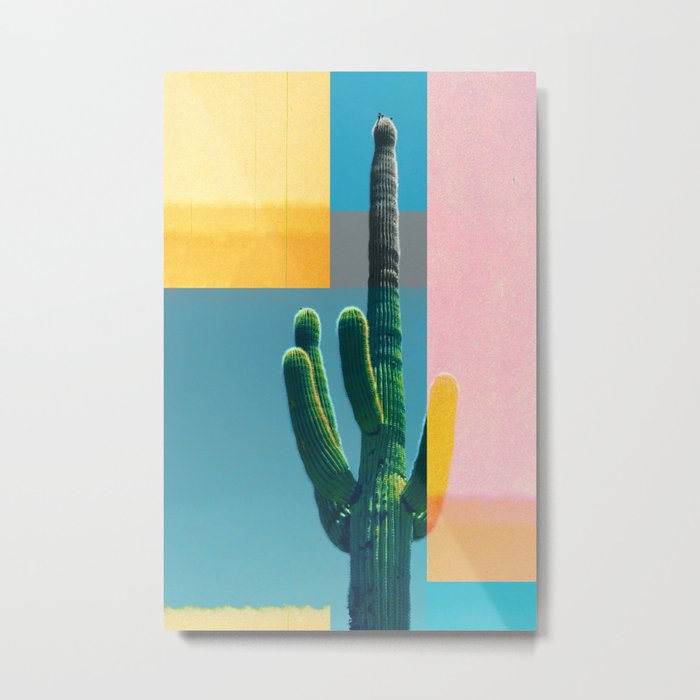 Palm Tree Color Metal Print