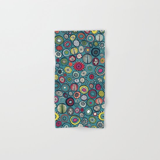 Honolulu hoops blue Hand & Bath Towel