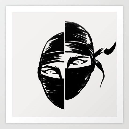 Ninja FAIL Art Print