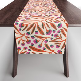 Feutre Guirlande baumbehang décoration de table table coureur étoile 180 cm blanc rouge 