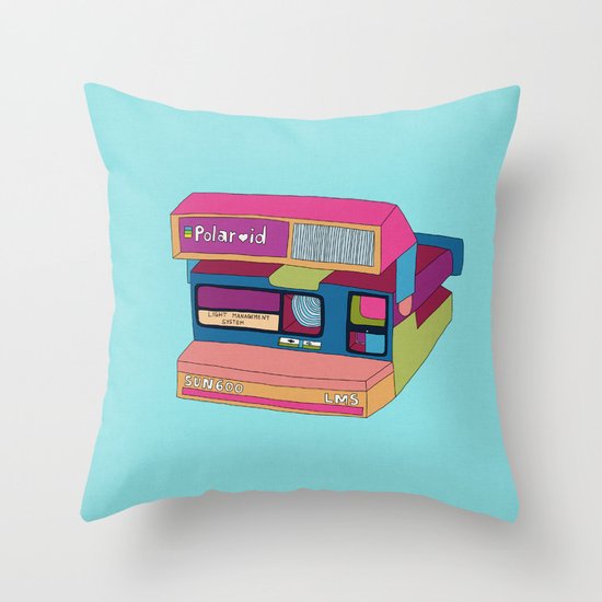 Captures Great Moments (color fun) Throw Pillow