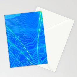 Abstract Technology Stationery Card