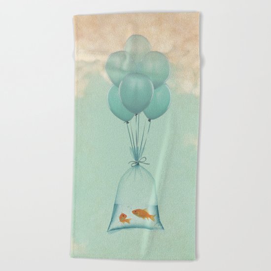 Flight to Freedom Beach Towel