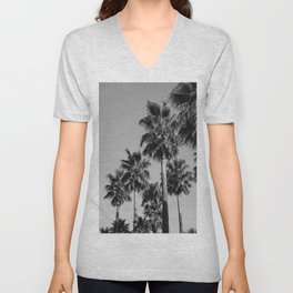 Palm trees South Franch | Fine Art Travel Print V Neck T Shirt