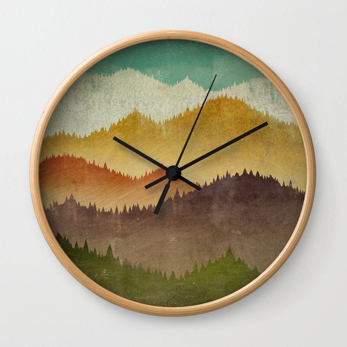 Mountain View Wall Clock